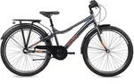 Kinderfahrrad - troX 26 Zoll 3-Gang | ab 10 Jahre - Dark Grey/Orange