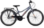 Kinderfahrrad - troX 24 Zoll 3-Gang | ab 8 Jahre - Dark Grey/Orange