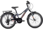Kinderfahrrad - troX 20 Zoll 6-Gang | ab 6 Jahre - Dark Grey/Orange