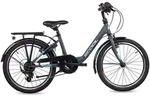 Kinderfahrrad - chiX 20 Zoll 6-Gang | ab 6 Jahre - Dark Grey/Aqua