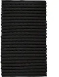 Kleine Wolke Badteppich AVERA Schwarz 60 x 100 cm