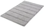 Kleine Wolke Badteppich MONROVIA Platinfarben 70 x 120 cm