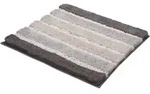 Kleine Wolke Badteppich PHOENIX Silbergrau 60 x 60 cm