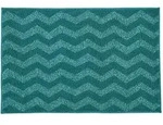 Kleine Wolke Badteppich ZACK Petrol 70 x 120 cm