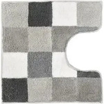 Kleine Wolke WC-Vorleger CARO Flanell 55 x 55 cm mit Ausschnitt