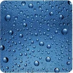 Kleine Wolke Duscheinlage BUBBLE Marineblau 55 x 55 cm