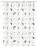 Kleine Wolke Duschvorhang Textil SHEEP Multicolor 180 x 200 cm