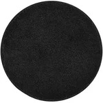 Kleine Wolke Badteppich RELAX Schwarz 100 cm rund