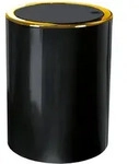 Kleine Wolke Kosmetikeimer GOLDEN CLAP Schwarz 5 Liter