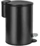Kleine Wolke Kosmetikeimer SILENCE Schwarz 3 Liter