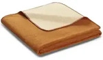 Biederlack Decke - Wohndecke - Wendedecke DUO COTTON MELANGE 150x200 - orange