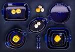 Peugeot APPOLIA Keramik Tarteform - &Oslash; 28 cm - blau