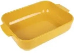 Peugeot APPOLIA Keramik Auflaufform - rechteckig - safrangelb - 40 cm