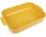 Peugeot APPOLIA Keramik Auflaufform - rechteckig - safrangelb - 36 cm