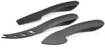 Philippi Design K&auml;semesser Set ONYX 3 teilig - Edelstahl - schwarz