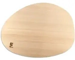 KAI Schneidbrett Shun HINOKI Holz - Gr&ouml;&szlig;e L - 41 x 32 x 2 cm - oval