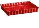 Emile Henry Rechteckige Keramik Kuchenform / Tarteform - tief - rot