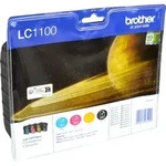 4 Brother Tinten LC-1100VALBPDR Multipack KCMY