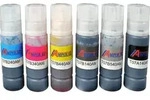 6 kompatible Nachf&uuml;lltinten ersetzt Epson C13T07A140-B540 114 Multipack KCMY...