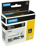Dymo Label Band IND 1805437 wei&szlig; auf schwarz 9mm x 5,5m Vinyl