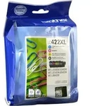 4 Brother Tinten LC-422XLVAL Multipack KCMY