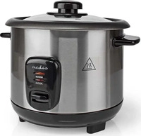 Nedis KARC110AL, Nedis Reiskocher, 1 l, 400 W, Antihaft-Beschichtung