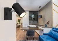Globo Lighting 579111B, Globo Lighting Robby Wandleuchte 1x25 W schwarz-chrom