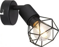 Globo Lighting 54802S1, Globo Lighting Xara I Wandleuchte 1x40 W schwarz 54802S-1