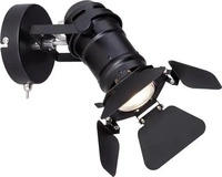 Globo Lighting 546501B, Globo Lighting Egon Wandleuchte 1x50 W schwarz 54650-1B