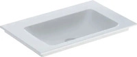Geberit 505011012, Geberit One Waschbecken 75x55 cm rechteckig M&ouml;bel wei&szlig; glanz