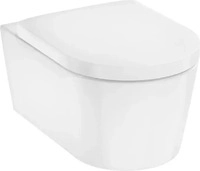 Hansgrohe 61186450, Hansgrohe EluPura S WC-Becken mit Absenkautomatik-Sitz...