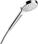 Hansgrohe 26801400, Hansgrohe Select Handbrause chrom-wei&szlig; 26801400