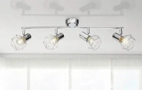 Globo Lighting 548024, Globo Lighting Xara I Deckenlampe 4x40 W chrom 54802-4