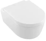 Villeroy & Boch Avento WC-Becken mit Absenkautomatik-Sitz h&auml;ngend Sp&uuml;lrandlos wei&szlig;