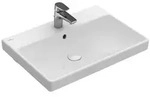 Villeroy & Boch Avento Waschbecken 60x47 cm rechteckig Klassisch-M&ouml;bel wei&szlig;...