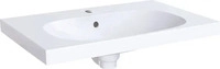 Geberit 500622018, Geberit Acanto Waschbecken 75x48 cm rechteckig M&ouml;bel wei&szlig; matte