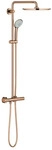 Grohe 26075DA0, Grohe Euphoria Duschset Wandmontage mit Thermostat mit Kopfbrause
