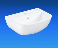 Grohe 39424000, Grohe Bau Ceramic Waschbecken 45.3x35.4 cm halbrund Klassisch...