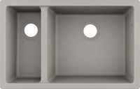 Hansgrohe 43433380, Hansgrohe S 51 Granitsp&uuml;le 71x45 cm grau/graphit/onyx...
