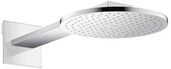 Axor 35284000, Axor ShowerSolutions Kopfbrause mit Brausearm 25x25 cm rund chrom