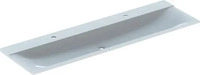 Geberit 500279001, Geberit Xeno2 Waschbecken 160x48 cm rechteckig M&ouml;bel wei&szlig; glanz