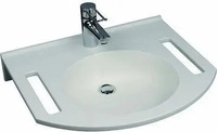 Geberit 402160016, Geberit Publica Waschbecken 60x55.5 cm Klassisch barrierefrei