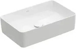 Villeroy & Boch Collaro Waschbecken 56x36 cm rechteckig Aufsatzwaschbecken wei&szlig;