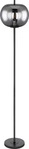 Globo Lighting 15345S, Globo Lighting Blacky Stehlampe 1x60 W schwarz-verraucht