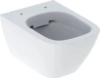 Geberit 500379018, Geberit Smyle Square WC-Becken h&auml;ngend Sp&uuml;lrandlos wei&szlig;