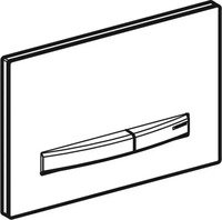 Geberit 115670112, Geberit Sigma Bet&auml;tigungsplatte f&uuml;r Toilette wei&szlig; 115.670.11.2