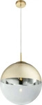 Globo Lighting 15858, Globo Lighting Varus Pendelleuchte 1x40 W chrom-gold 15858