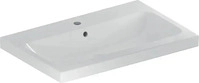 Geberit 501835002, Geberit iCon Waschbecken 75x48 cm rechteckig M&ouml;bel wei&szlig; glanz