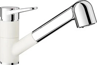 Blanco 526421, Blanco Wega-S II K&uuml;chenarmatur Stehend chrom-wei&szlig; 526421
