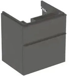 Geberit Smyle Square Badschrank 58.4x47x61.7 cm Unterschrank h&auml;ngend schwarz